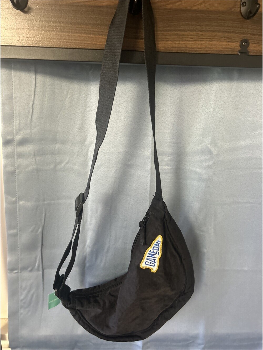 Maurice’s Game day Black Fanny Pack With Tag